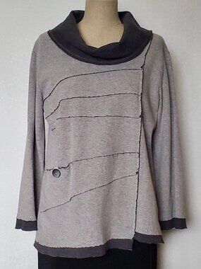 Neon Buddha Cowl Neck Tunic